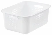 SmartStore Úložný košík Modern, biela, 37 x 28 x 15 cm, 37 x 28 x 15 cm