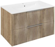 Sapho Sapho, CIRASA umývadlová skrinka 79,8x52x46cm, dub alabama strip/dub alabama, CR801-2322