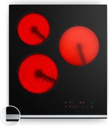 Klarstein Verosteel sklokeramická varná doska | 3 zóny | Minimalistická, Výkonná | 5000 W | 45 cm