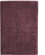 Ručne všívaný kusový koberec Asra wool tm. fialová, 60x110, fialová, obývacia izba, Asra