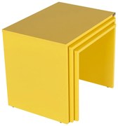 Odkladací stolík SHP Yellow, 3 ks