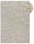 Krémový ručne tkaný koberec s prímesou vlny 160x230 cm Minerals – Flair Rugs