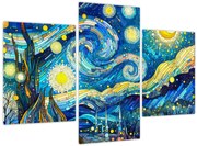 Obraz – Mozaika hviezdnej noci (90x60 cm)