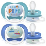Cumlík Ultra Air Animals, 6-18m - I Love Papa Avent, modrý