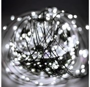 LED vonkajšia vianočná reťaz 1500xLED/230V 8 funkcií 153 m IP44 studená biela + diaľkové ovládanie