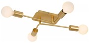 Lucide 21118/04/02 - Prisadené stropné svietidlo LESTER 4xE27/40W/230V, zlaté