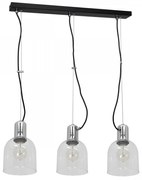 Luster na lanku BANCO 3xE27/60W/230V číra