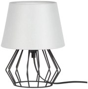 Spot-Light 7668104 - Stolná lampa MANGOO 1xE27/40W/230V šedá/čierna