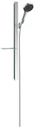 Hansgrohe Rainfinity, sprchová sada 130 3jet EcoSmart s tyčou 90 cm a poličkou na mydlo, chrómová, HAN-27672000