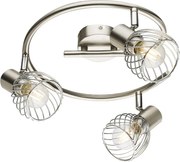 Globo 54809-3 - Bodové svietidlo TEXAS 3xE14/40W/230V matný chróm