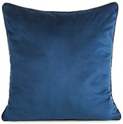 DEKORAČNÁ OBLIEČKA NA VANKÚŠ GAJA2 60X60 CM TMAVOMODRÁ