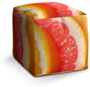 Sablio Taburet Citrusy: 40x40x40 cm