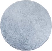 Protišmykový koberec ALPACA strieborný kruh