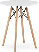 Biely jedálenský stôl OSLO 60x60