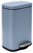 Svetlomodrý nášľapný oceľový odpadkový kôš 5 l Akira – Spirella