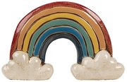 Planter 26x9x16 Cm Red Ceramic Rainbow - 26*9*16 cm
