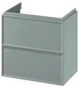 Cersanit S1021-009-Závesná kúpeľňová skrinka pod umývadlo MILLE SLIM 60x38 cm mintová