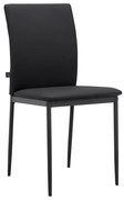 Čierne jedálenské stoličky z imitácie kože v súprave 2 ks Pavia – Støraa
