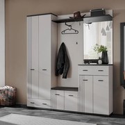 Predsieňový nábytok Hugo III Cc Hg3 Kašmír/Čierna