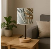 ONLI - Stolná lampa FLORA 1xE27/22W/230V 28 cm zelená/zlatá