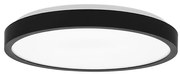 Ecolite W3090-18W/CR - LED Kúpeľňové stropné svietidlo LED/18W/230V IP44 čierna EC0407