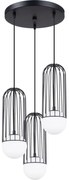 Sollux SL.1336 - Luster na lanku BRINA 3xG9/8W/230V čierna