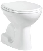Aqualine Aqualine, WC misa, 36x54cm, spodný odpad, biela, TP340