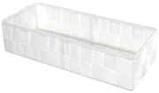 Compactor Úložný organizér do zásuvky Compactor TEX - košík L, 30 x 12 x 7 cm, biely, L