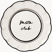 Ručne maľovaný raňajkový tanier Bistro