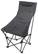 Skladacia kempingová stolička šedá