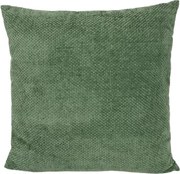 Dekoračný vankúš Chenille Cross 60x60 cm, zelená%