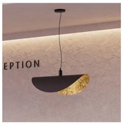 Eglo 390429 - Luster na lanku SACEDA 1xE27/40W/230V 80 cm čierna/zlatá