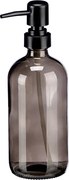 Arte Regal Dávkovač na jar/mydlo/šampón/kondicionér - 0,5l, čierne sklo