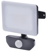 SOLIGHT LED reflektor Quick so sensorom, 10W, 850lm, 4000K, IP65, čierny
