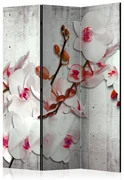 Artgeist Paraván - Concrete Orchid [Room Dividers]
