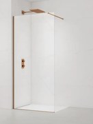 Sprchová zástena SAT Walk-in 100 cm brúsený rose gold SATBWI100PRRG