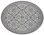 Koberec šnúrkový SIZAL LOFT 21193 BOHO slonia kosť / strieborný