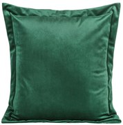 DEKORAČNÁ OBLIEČKA NA VANKÚŠ RIA 45X45 CM TMAVOZELENÁ