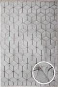 Koberec Rabbit 3D Carving COFFE / WHITE 2