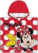 Dievčenské plážové pončo Minnie Mouse - motív Always be kind - 100% bavlna - rozmer 50 × 115 cm - pre deti od 3 do 6 rokov