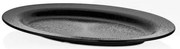 KULSAN NOVA MELAMÍNOVÝ OVÁLNY TANIER 64X44CM ČIERNY