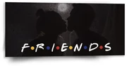 Sablio Obraz Seriál Priatelia FRIENDS Bozk - 110x50 cm