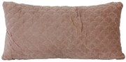 Staroružový zamatový podlhovastý vankúš Shell - 60 * 30 cm