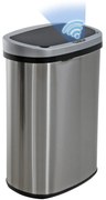 Bezdoteku Odpadkový kôš bezdotykový RONDEL nerezový oválny senzorový 48L