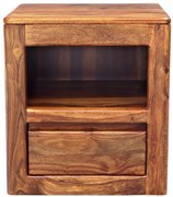 Nočný stolík 45x50x40 Tina z indického masívu palisander Only stain