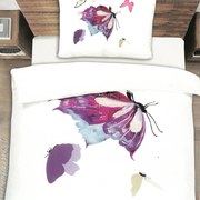 Obliečky VARIA BUTTERFLY WHITE 140x200 cm