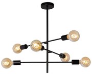 Lucide 21119/06/30 - Luster na tyči LESTER 6xE27/40W/230V