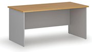 Kancelársky písací stôl PRIMO GRAY, 160x80 cm, sivá/buk