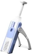 Zaparkorun Multifunkčný nastaviteľný krájač zeleniny - bielo-modrý