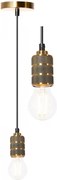 Toolight Toolight, závesná stropná lampa 1xE27 APP344-1CP, medená, OSW-08411